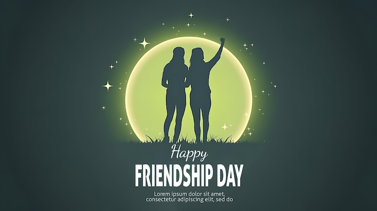 PSD happy friendship day cards friendship day banners