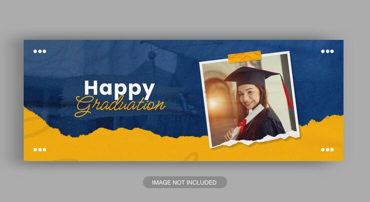 Happy graduation social media post template
