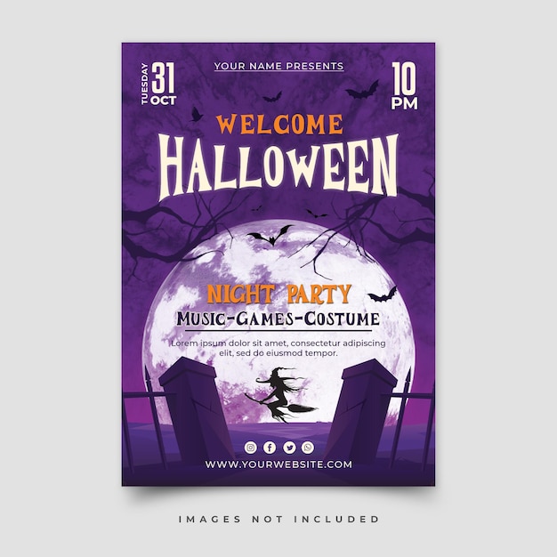 Happy Halloween Flyer Template