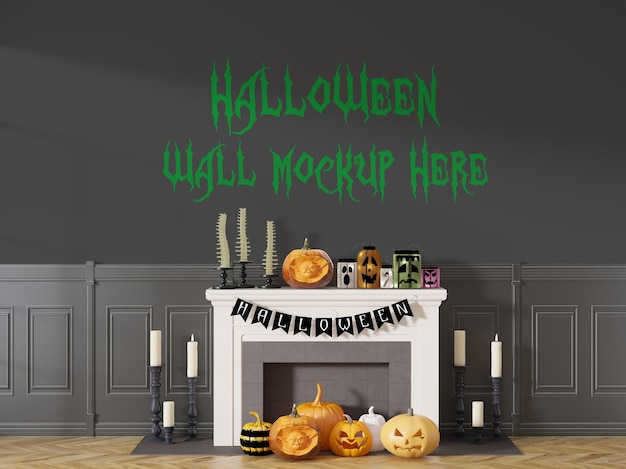 PSD happy halloween vakantie muur achtergrond