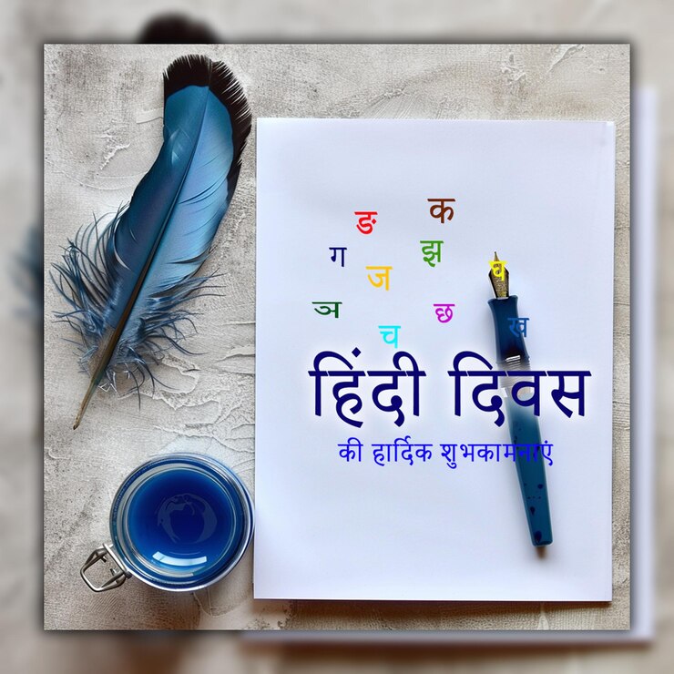 PSD हैप्पी हिंदी दिवस भारतीय मातृभाषा समारोह बैकग्राउंड