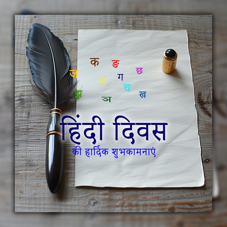 PSD हैप्पी हिंदी दिवस भारतीय मातृभाषा समारोह बैकग्राउंड