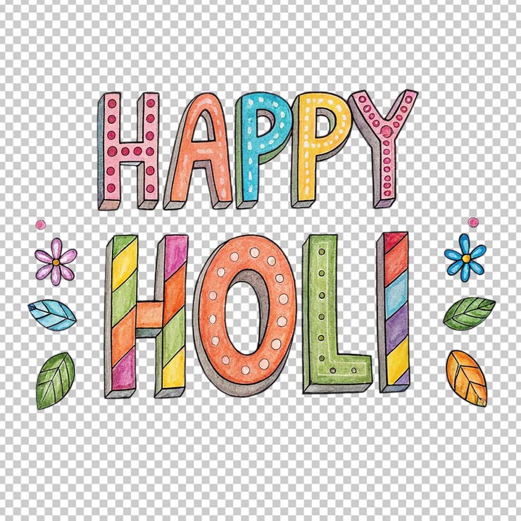 PSD happy holi celebration