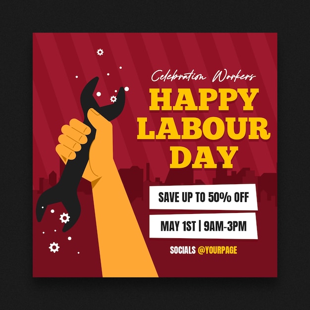 Happy Labour Day Banners Post