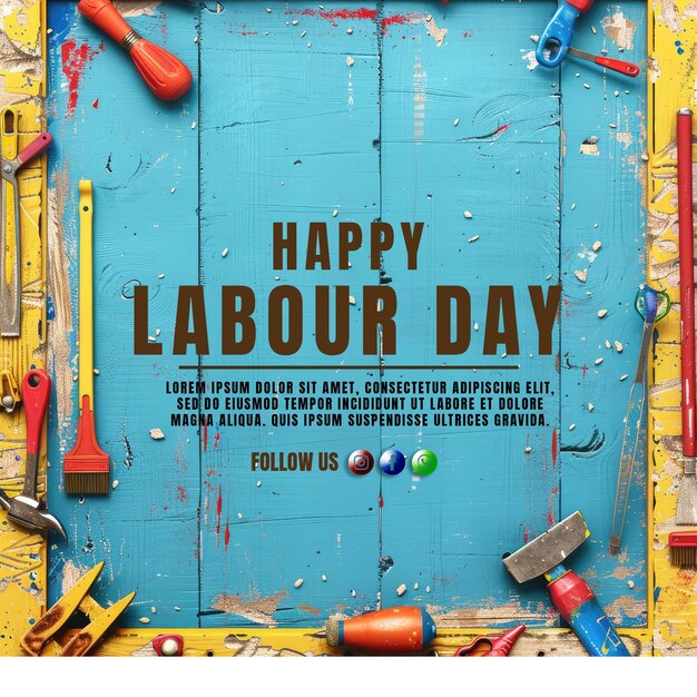 PSD happy labour day