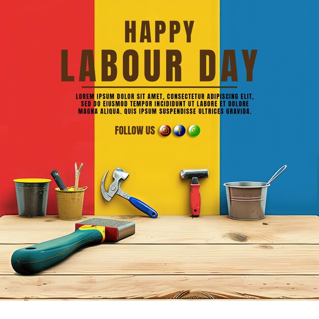 PSD happy labour day