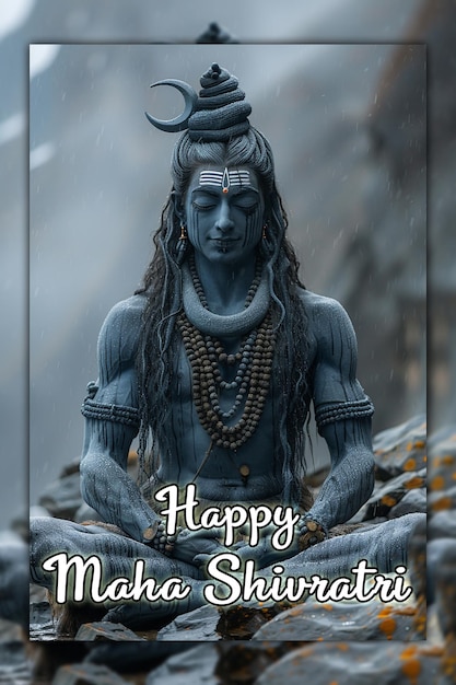 PSD buon giorno maha shivratri signore shiva