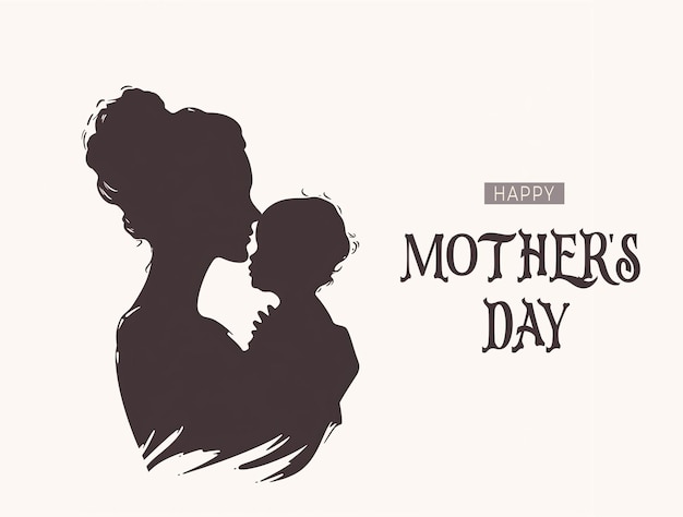 PSD happy mothers day greeting card design psd template