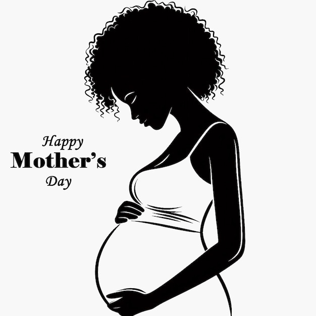 Happy mothers day greeting card