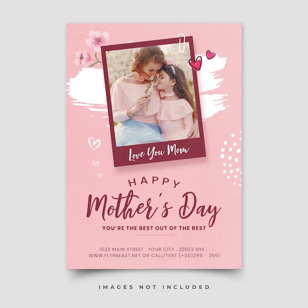 Happy Mothers day poster