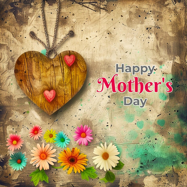 Happy mothers day template for social media post