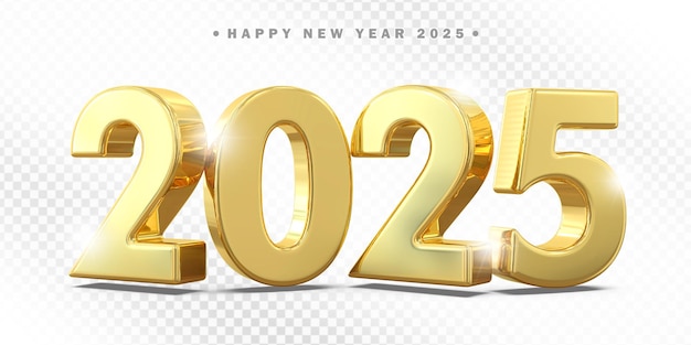 Happy new year 2024 Gold