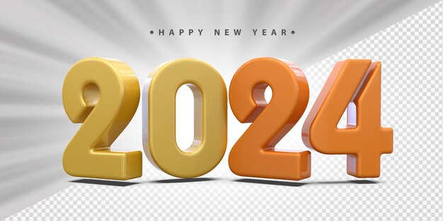 Happy new year 2024 Golden