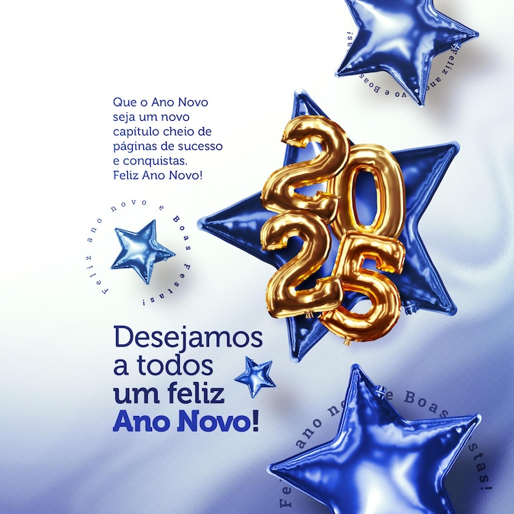 PSD happy new year 2025 social media template feliz ano novo e 2025