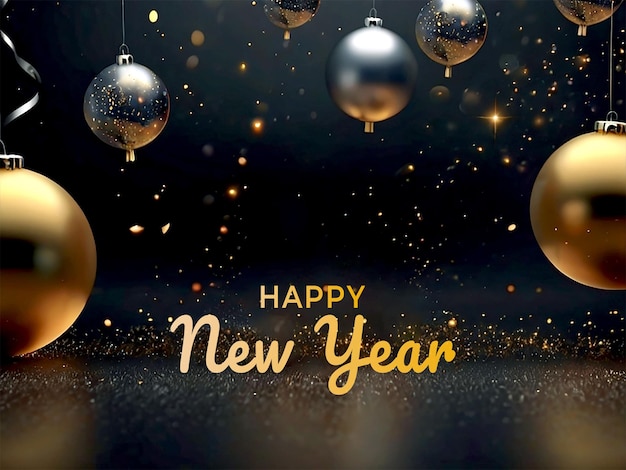 PSD happy new year background