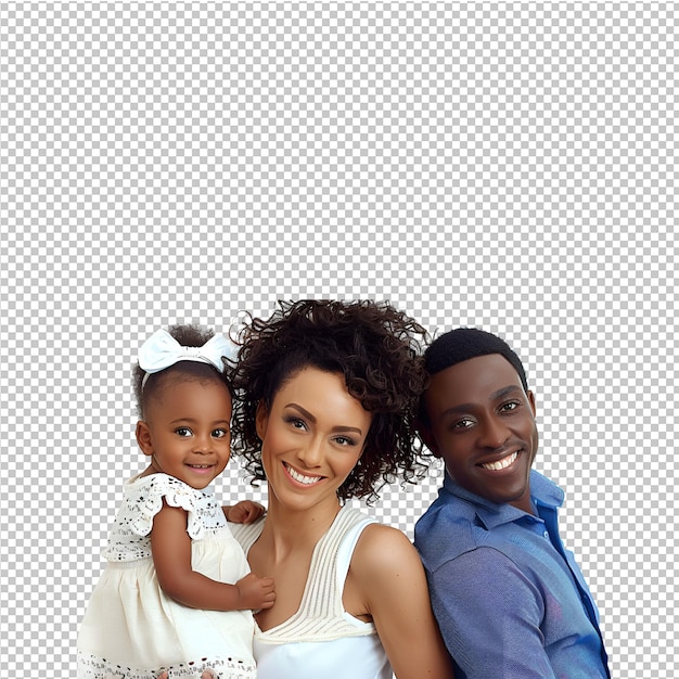 PSD happy portrait child and parent