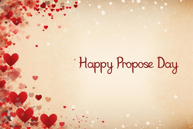 PSD happy propose day and marry me marriage proposal to girlfriend or boyfriend