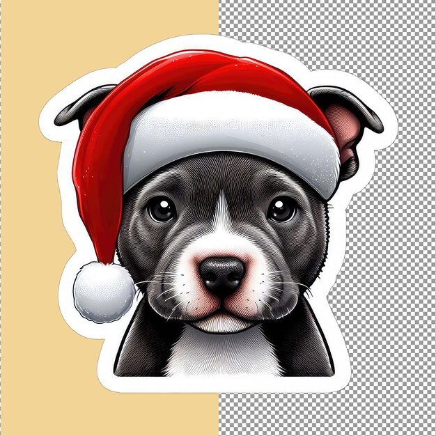 PSD happy pup's charm sticker