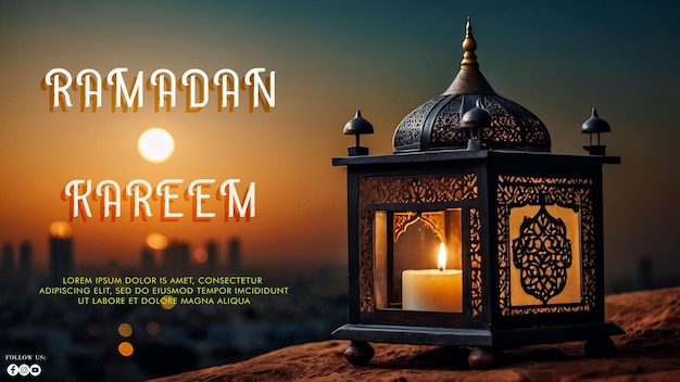 Happy ramadhan latern night