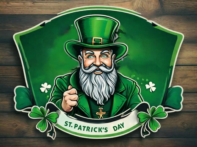 PSD happy st patricks day svg design