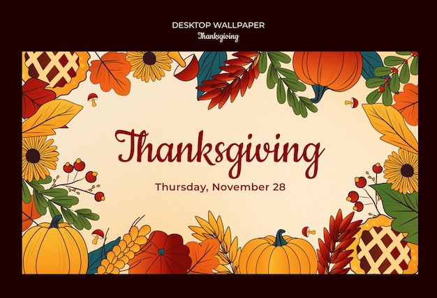 happy thanksgiving day celebration template