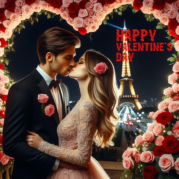 PSD happy valentines day background