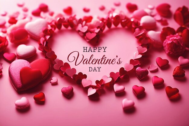 Happy valentines day celebration design