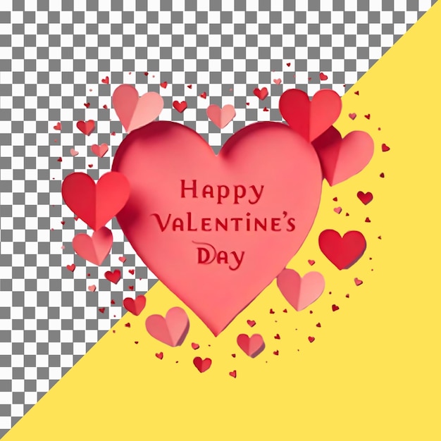 happy valentines day hearts