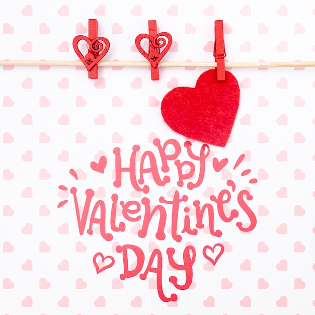 happy valentines day lettering