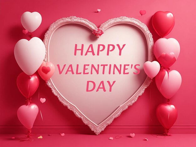 PSD happy valentines day psd file 2024