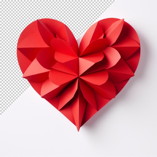 PSD happy valentines day realistic hearts with transparent background