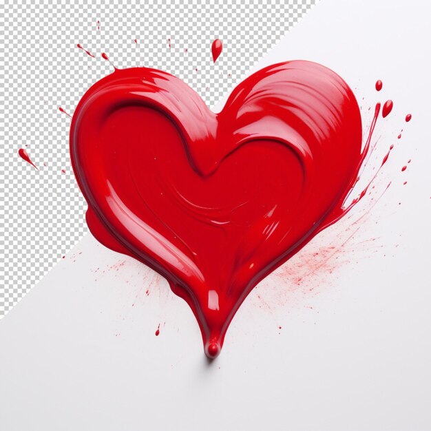 PSD happy valentines day with transparent background