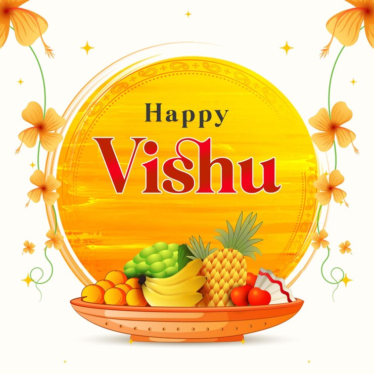PSD हैप्पी विशु पोस्टर बैनर
