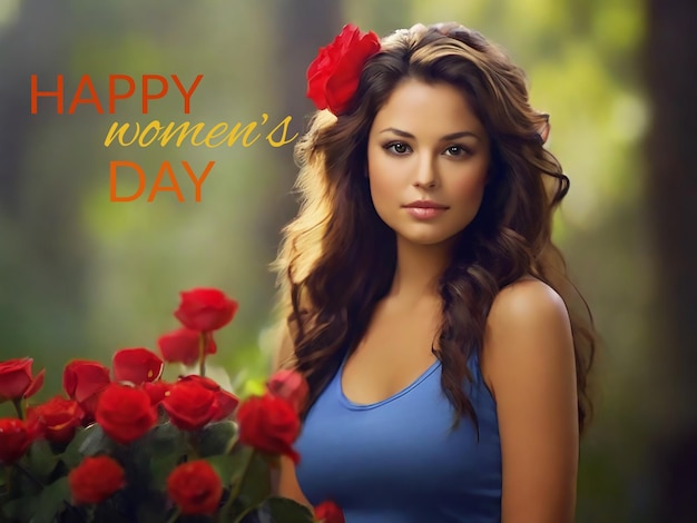 PSD happy womens day background