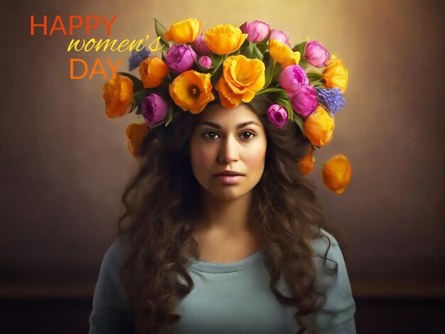 PSD happy womens day background