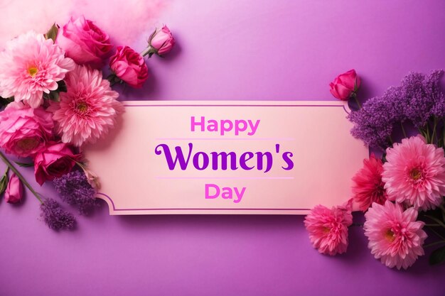 PSD happy womens day banner design template social media post template