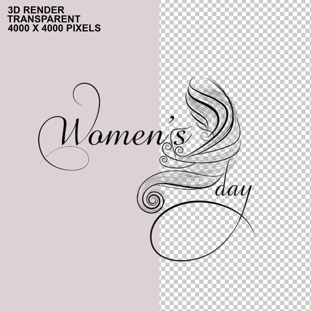 PSD happy women's day international women's day happiness quotation woman wish womens day decorative e