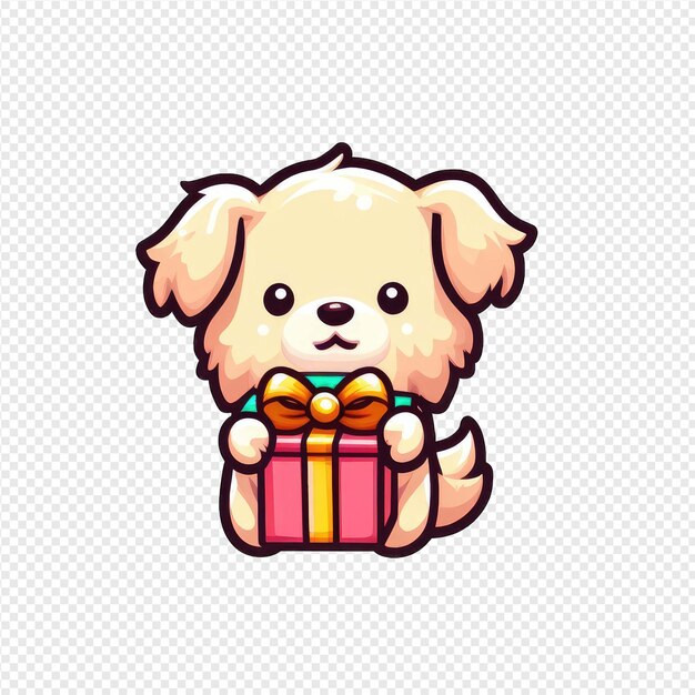 PSD happygolucky hond png-sticker