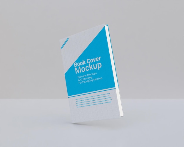 Hard book cover mockup design