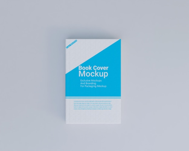 Hard book cover mockup design