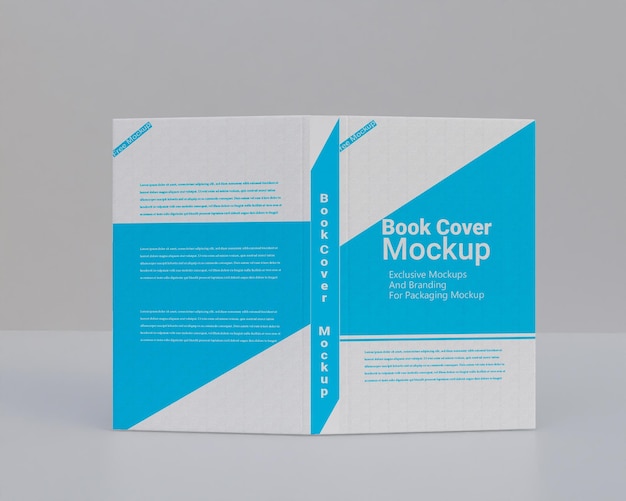 Hard book cover mockup design