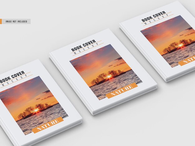 Mockup di copertina del libro duro