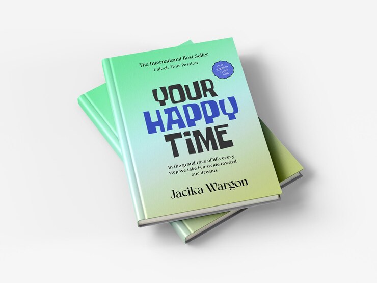 PSD hard book cover mockup