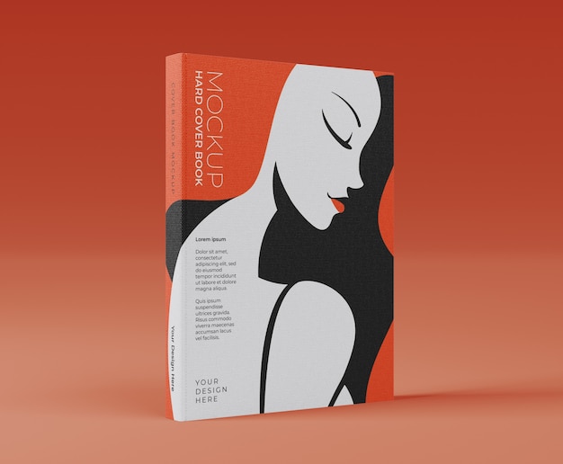 hard cover book mockup