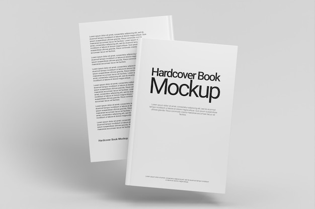 PSD mockup di un libro a copertina rigida