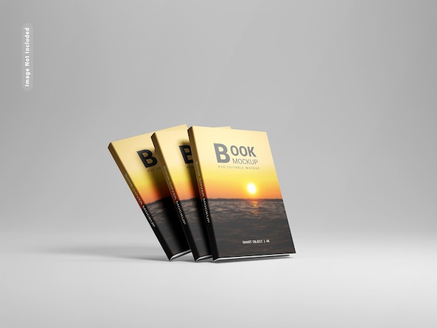 Hard cover book mockup