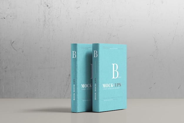 Mockup di libro con copertina rigida