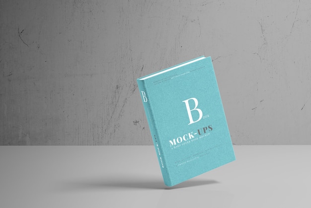 Mockup di libro con copertina rigida