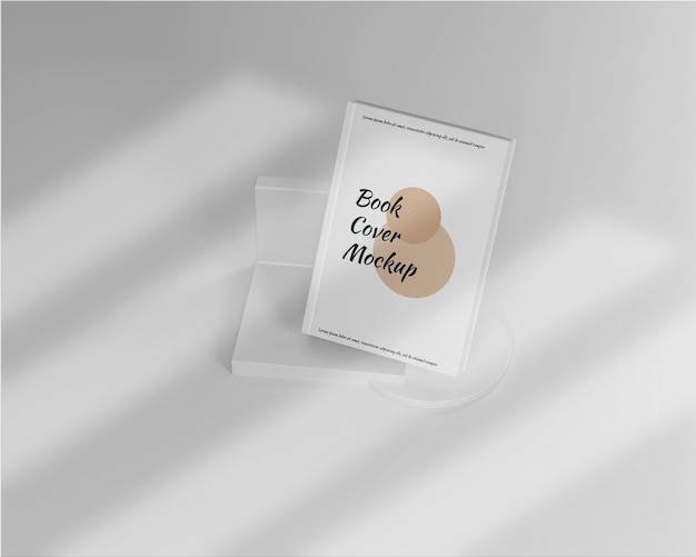 Hard cover book mockup