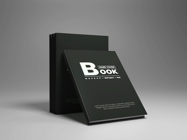 Hard Cover Book Mockup